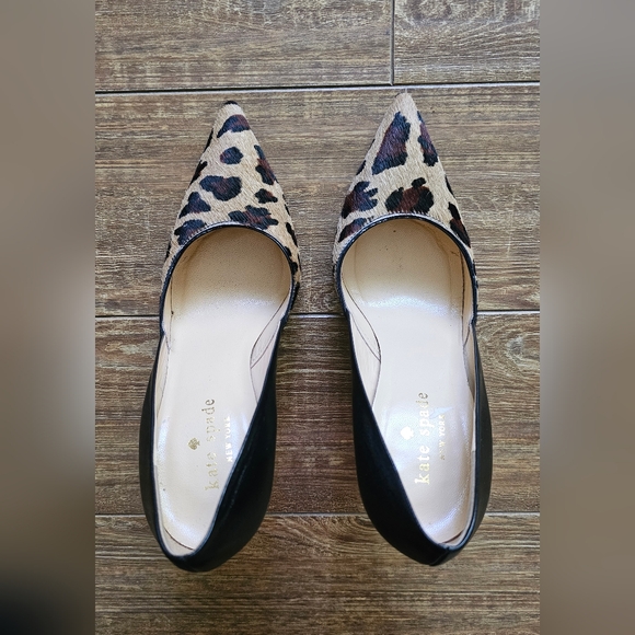 Kate Spade Leopard Print Heels Size 4.5 - Picture 6 of 6